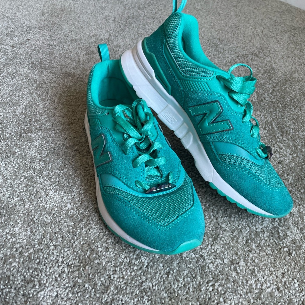 New Balance Turquoise Athletic Shoes